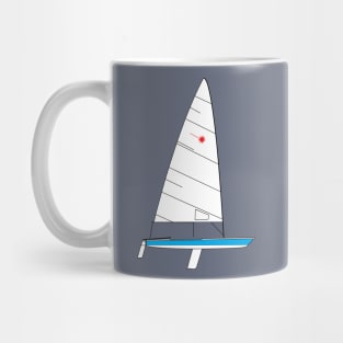 Laser Sailboat Mug